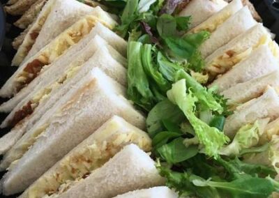 Choice of sandwiches at Wimborne Royal British Legion
