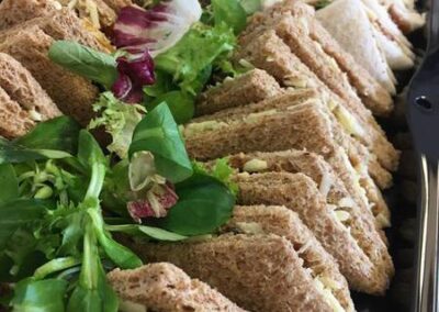 Delicious sandwiches at Wimborne Royal British Legion