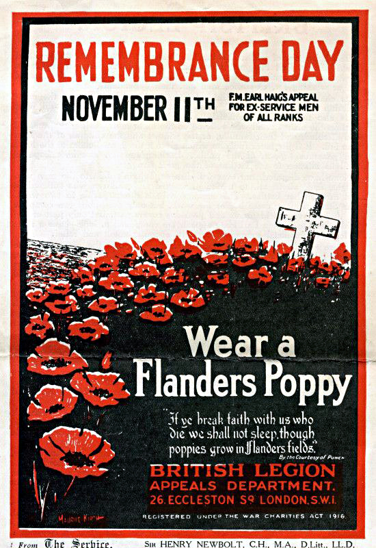 Wimborne Royal British Legion Wear a Flanders Poppy poster